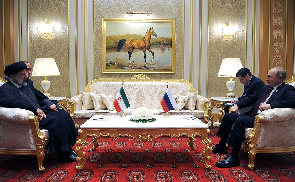 WikiMedia Vladimir Putin and Ebrahim Raisi 2022 06 29