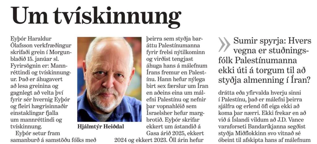 FÍP Hjalmtyr Heiddal Um tviskinnung 2026 1