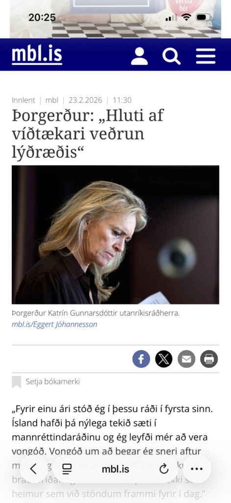 MBL Hluti af vidtaekari vedrun lydraedis ÞKG