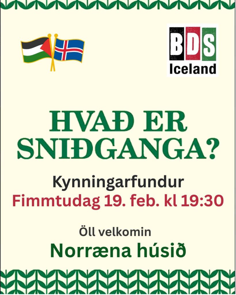 Snidgana Island Palestina Felag Fundur 2026 2