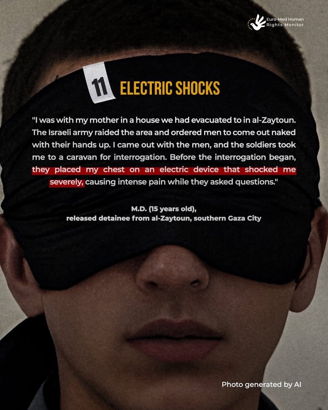 Euro Med Monitor Israel Torture and inhumane treatment of Palestinians