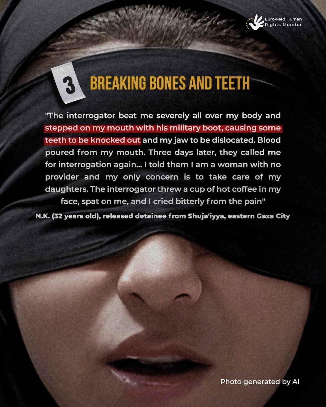 Euro Med Monitor Israel Torture and inhumane treatment of Palestinians