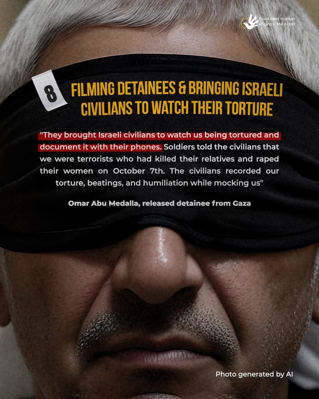 Euro Med Monitor Israel Torture and inhumane treatment of Palestinians